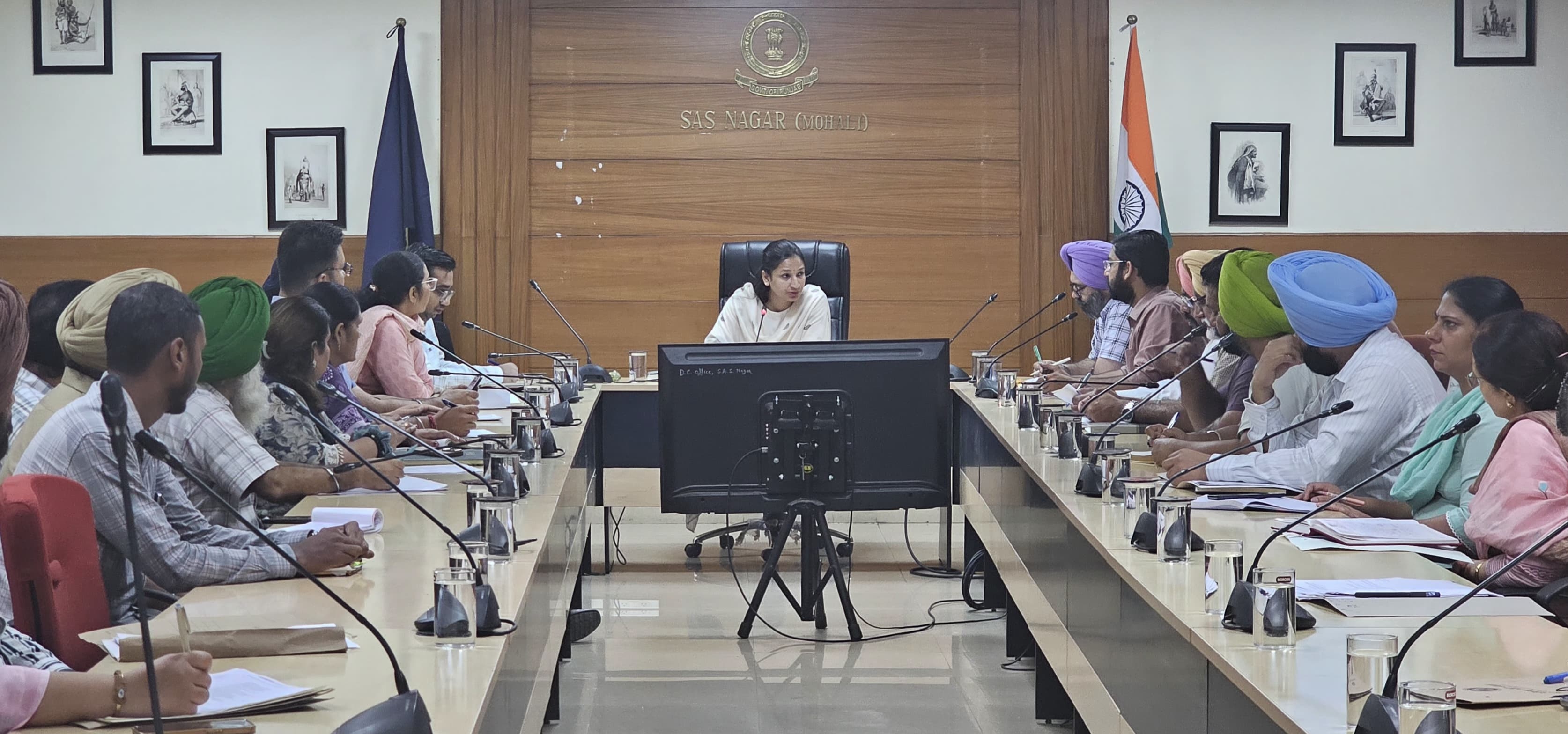 Deputy Commissioner holds review meeting with members of District Road Safety Committee to prevent road accidents